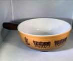 Vintage gietijzeren fondue pan ( von roll / Emalco ), Ophalen of Verzenden, Gietijzer, Overige typen
