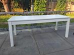 (Bijzet)Tafel, Wit, Gebruikt, 75 cm of meer, Rechthoekig, Hout