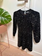 WE Pailettenjurk Zwart maat 134/140, Meisje, Ophalen of Verzenden, WE Fashion, Overig