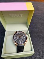 Esprit heren horloge, model 1G471, Sieraden, Tassen en Uiterlijk, Horloges | Heren, Overige merken, Leer, Staal, Polshorloge