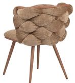 Rock Chair Caramel – Luxe Eetkamerstoelen, Overige kleuren, Verzenden, Japandi, Hotel Chique, Modern, Metaal