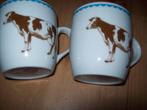 2 Koffiekopje met koeien  A-H, Nieuw, Ophalen of Verzenden, Wedgwood, Kop(pen) en/of Schotel(s)