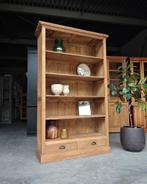 Open Boekenkast | Winkelkast | Toonkast #2214, Huis en Inrichting, Kasten | Boekenkasten, Niet ingevuld, 100 tot 150 cm, Teakhout