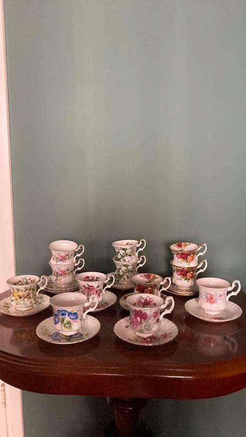 Royal albert kop en schotels zo goed als nieuw diverse, Antiek en Kunst, Antiek | Servies los, Ophalen