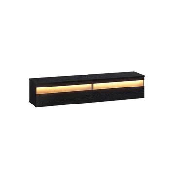 Zwevend TV-Meubel Met LED-Verlichting en Oplaadstation. beschikbaar voor biedingen