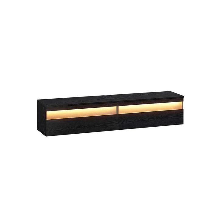 Zwevend TV-Meubel Met LED-Verlichting en Oplaadstation., Huis en Inrichting, Kasten | Televisiemeubels, Nieuw, Minder dan 100 cm