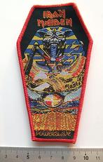 Iron Maiden zeer mooie Powerslave limited coffin patch 348, Verzenden, Nieuw, Kleding