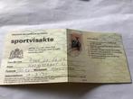 Oude Sportvisakte - Legeszegel, Ophalen of Verzenden, Gebruikt, Overige sporten, Boek of Tijdschrift