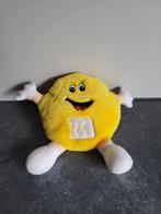 Vintage Gele M&M knuffel, Ophalen of Verzenden, Gebruikt, Overige typen