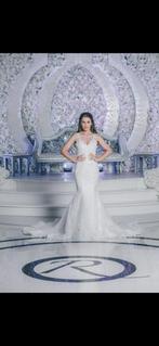 Trouwjurk maat 36 alberto Axu, Kleding | Dames, Ophalen of Verzenden, Zo goed als nieuw, Wit, Trouwjurk