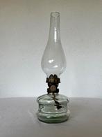 Glazen Olielamp Petroleum Olie Glas Lampenglas Lamp, Antiek en Kunst, Ophalen of Verzenden