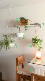 Macrame/metalen planthangers, kratje, zoutlamp, planken, etc, Ophalen, Zo goed als nieuw, Metaal, Modern Sfeervol