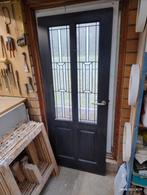 Binnendeur met glas in lood, Ophalen, Glas, Binnendeur, 200 tot 215 cm