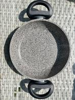 3 stukje Karaca merk 21cm diameter graniet pannen (€5p stuk), Ophalen, Overige materialen, Gebruikt, Keramische plaat