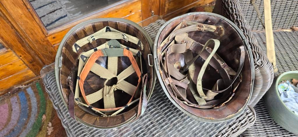 2 US helmen, Verzamelen, Ophalen of Verzenden, Amerika