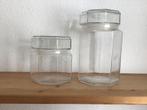 2 x vintage Luminarc voorraadpotten., Verzamelen, Ophalen of Verzenden, Huis en Inrichting