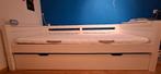 1-persoonsbed wit, compleet met bed-lade, Ophalen, Overige materialen, Gebruikt, 90 cm