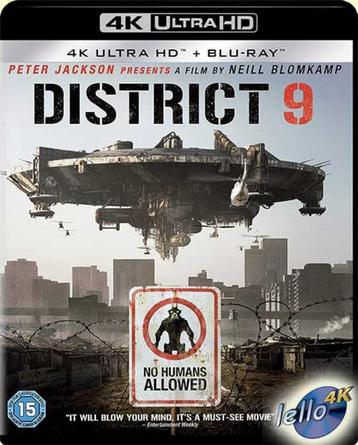 Blu-ray 4K: District 9 (2009 Sharlto Copley, Jason Cope) UK beschikbaar voor biedingen