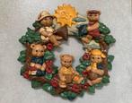 Krans met beertjes doorsnee 31 cm, Ophalen of Verzenden, Zo goed als nieuw