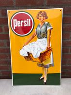 Persil emaille reclamebord, Verzamelen, Ophalen of Verzenden, Gebruikt, Reclamebord