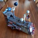 Ork piratenschip scratch build terrein 40k pirate ship, Warhammer 40000, Toebehoren, Gebruikt, Met verf