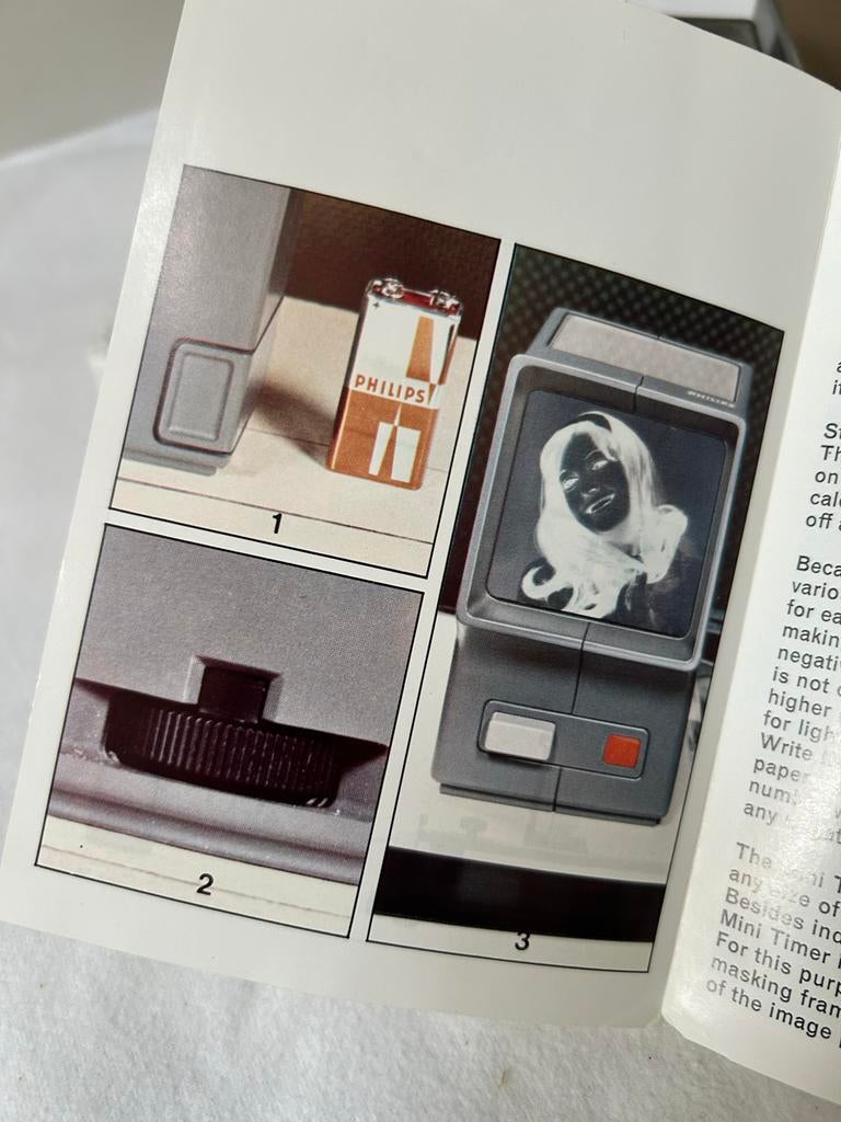 Philips Mini Timer - Made in Germany, Ophalen of Verzenden, Gebruikt, Doka-onderdelen, Draagbaar