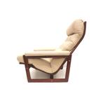 Zeldzame vintage fauteuil jaren '60 '70 midcentury design, Verzenden, Gebruikt, Minder dan 75 cm, 50 tot 75 cm