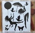 Silhouette stempels Art Journey, Ophalen of Verzenden, Gebruikt, EZ-mounted stempel