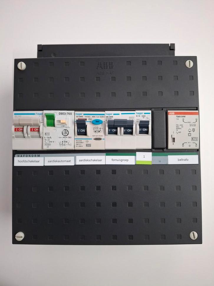 ABB HAF uitbreidingskast Groepenkast, Doe-het-zelf en Verbouw, Elektra en Kabels, Gebruikt, Overige typen, Ophalen