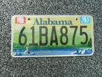 Kentekenplaat licenseplate Alabama USA, Verzenden, Gebruikt, Auto's