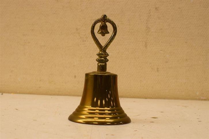 Messing Tafelbel 45669, Verzamelen, Beelden en Beeldjes, Gebruikt, Ophalen of Verzenden