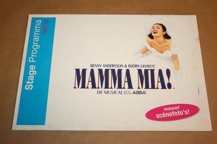 Programmaboek. Benny Andersson & Björn Ulvaeus' Mamma Mia!, Boeken, Muziek, Gelezen, Artiest, Ophalen of Verzenden