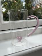 Leuke karaf met hartje van Sissy Boy, Huis en Inrichting, Keuken | Servies, Ophalen, Overige typen, Overige stijlen, Glas