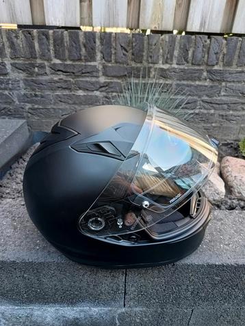 HJC motorhelm/helm zwart, zo goed als nieuw  beschikbaar voor biedingen