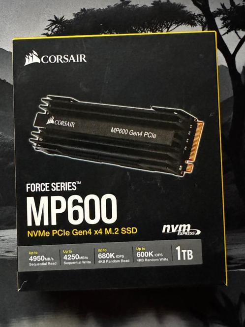 Corsair MP600 1TB PCIe Gen4 x4 m.2 SSD, Computers en Software, Harde schijven, Zo goed als nieuw, Desktop, Intern, Ophalen of Verzenden
