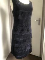 NORAH mouwloze blauw/zwarte jurk ausbrenner mt 38, Blauw, Zo goed als nieuw, Knielengte, Norah
