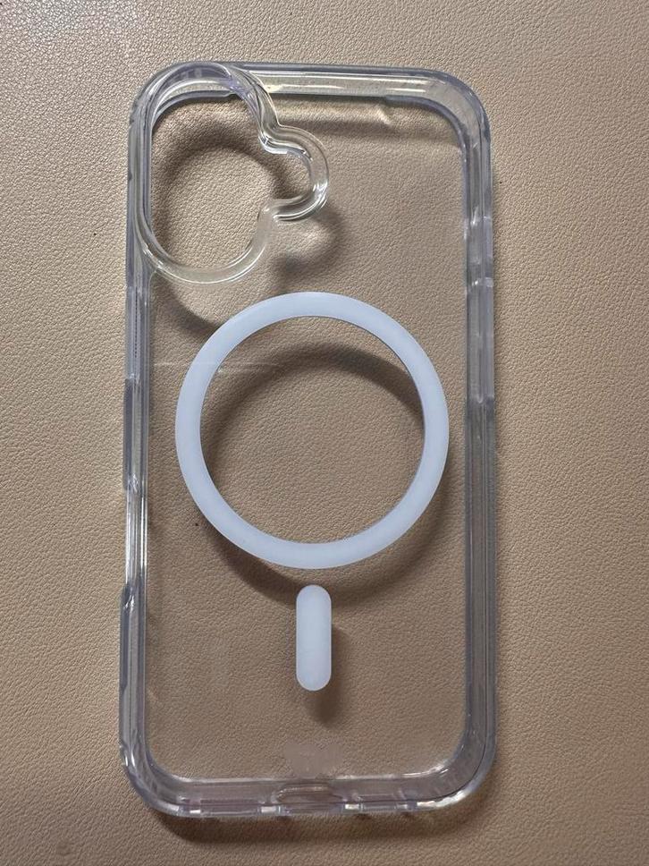 iPhone 16 MagSafe Hoes - Transparant, Telecommunicatie, Mobiele telefoons | Hoesjes en Frontjes | Apple iPhone, Nieuw, Hoesje of Tasje