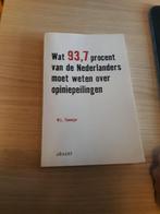 Wat 93.7% van de Nederlanders moeten weten over opiniepeili., Boeken, Politiek en Maatschappij, Nederland, Ophalen of Verzenden