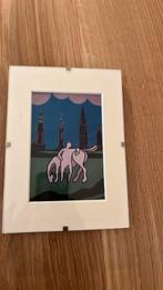 Schlderijtje Peerd van ome loeks, Ophalen of Verzenden, Zo goed als nieuw