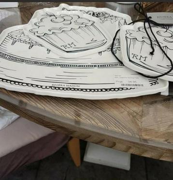 Riviera maison love cake plate set 30% beschikbaar voor biedingen