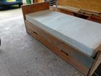 Steigerhout bed, 90 cm, Eenpersoons, Zo goed als nieuw, Ophalen