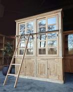 Hoge unieke notariskast | Boekenkast met ladder #2577