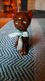 Vintage poezenbeeldje keramiek, Ophalen of Verzenden