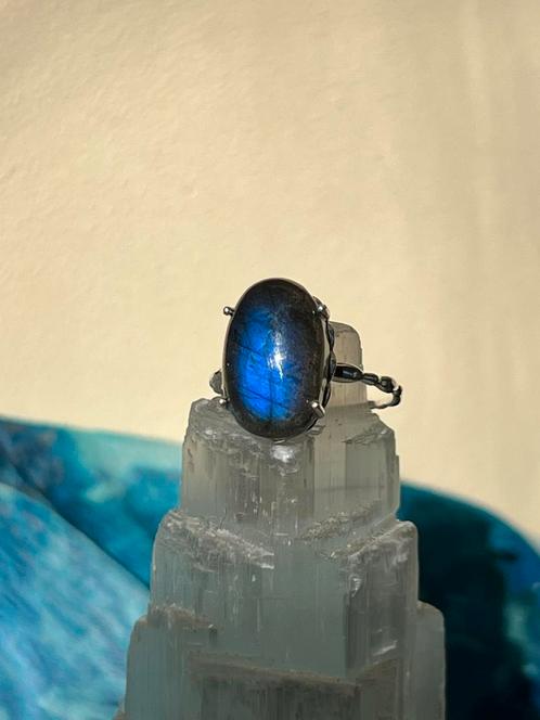 Labradoriet beschermt aura straling geluk intuïtie magie TIP, Sieraden, Tassen en Uiterlijk, Ringen, Nieuw, Dame of Heer, 17 tot 18
