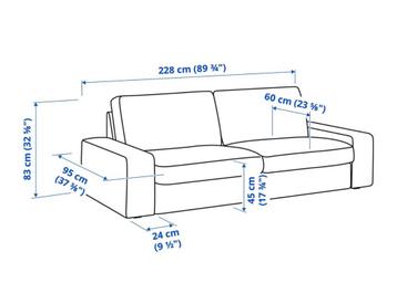 IKEA Kivik 2-zitsbank - Grijsgroen - Rookvrij - afbeelding 5