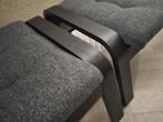 Ikea Poang Voetenbank Zwartbruin Donkergrijs, Ophalen, Minder dan 50 cm, Gebruikt, Rechthoekig