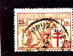 11. België (oud; 1934). Ridder. Strijd tegen tuberculose, Postzegels en Munten, Postzegels | Europa | België, Verzenden, Gestempeld