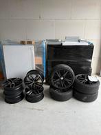 Velgen vw audi skoda bmw mercedes zwart zwart/chrome, Auto-onderdelen, Ophalen, 18 inch, Velg(en), 235 mm