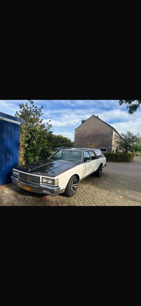 Chevrolet Caprice 5.0 AUT 1978 Groen, Auto's, Chevrolet, Particulier, Caprice, LPG, Stationwagon, Automaat, Geïmporteerd, Zwart