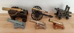 Miniatuur kanonnen., Antiek en Kunst, Ophalen of Verzenden